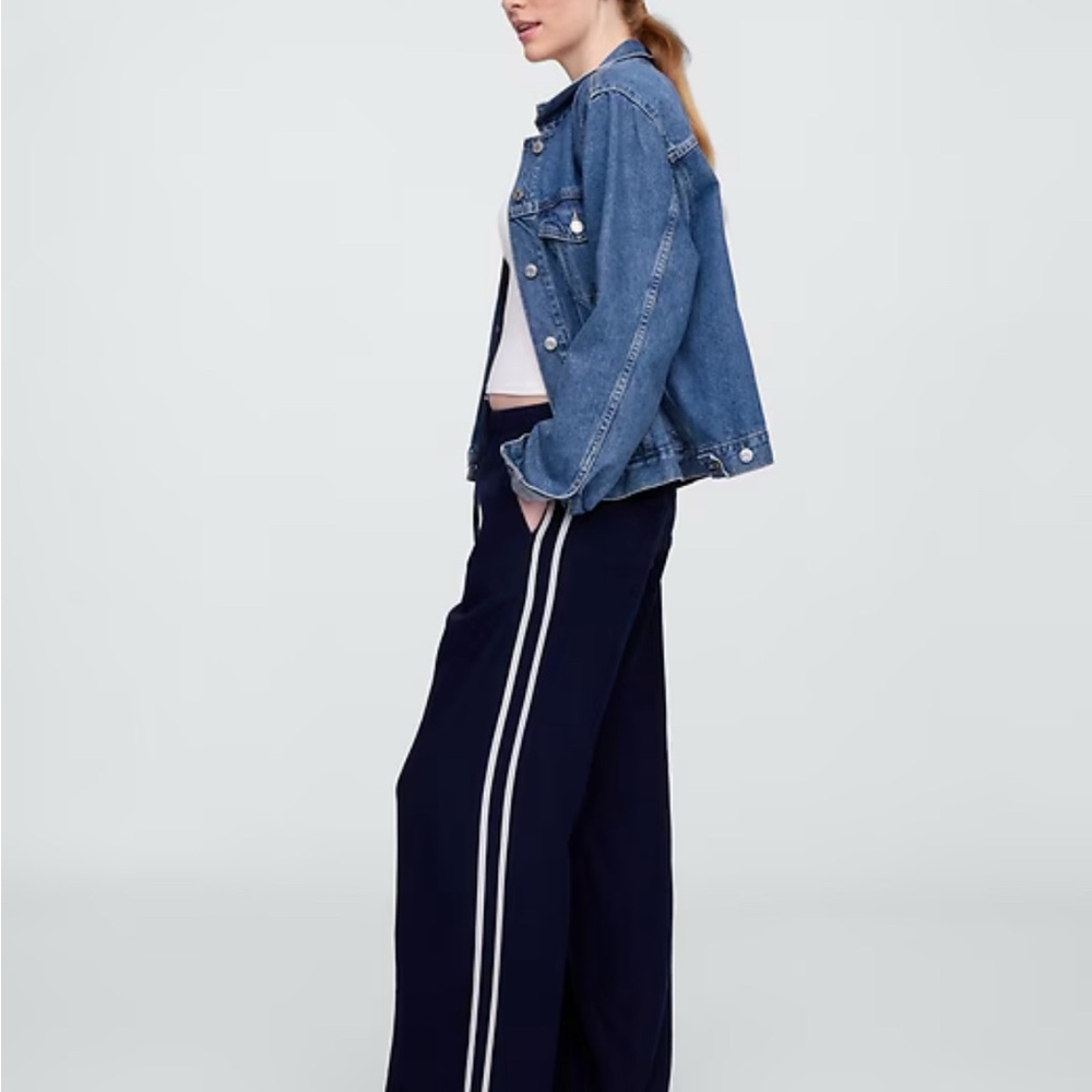 Gap Side Stripe Linen Pants